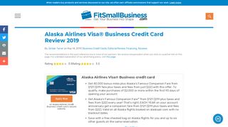 
                            9. Alaska Airlines Visa® Business Credit Card Review 2019