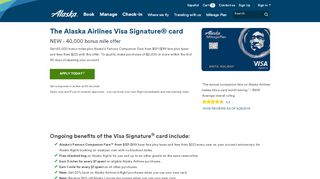 
                            11. Alaska Airlines Visa Signature® card