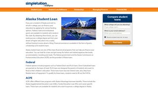 
                            6. Alaska Student Loan | SimpleTuition