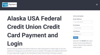 
                            10. Alaska USA Federal Credit Union Credit Card Payment - …