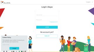 
                            7. Alaya - Login Alaya