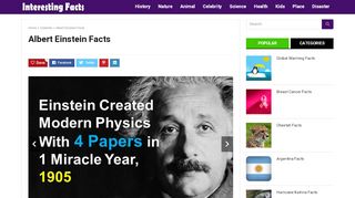 
                            8. Albert Einstein Facts - 10 Genius Facts about Albert ...