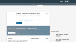 
                            1. Alberta Construction Safety Association | LinkedIn