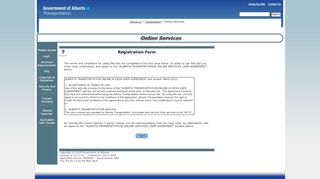 
                            8. Alberta Transportation Online Services - Register