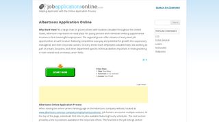 
                            9. Albertsons Application Online - Job Applications Online