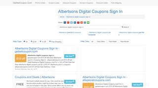 
                            10. Albertsons Digital Coupons Sign In - getsetcoupon.com