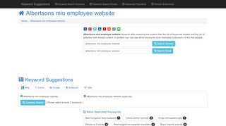 
                            9. Albertsons mio employee website