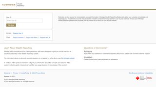 
                            2. Albridge Wealth Reporting
