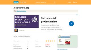 
                            3. Alcareerinfo.org: Career Technical Education - Easy Counter