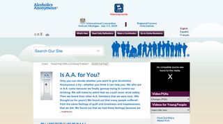 
                            9. Alcoholics Anonymous : Is A.A. For You?