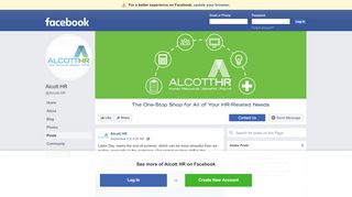 
                            8. Alcott HR - Posts | Facebook