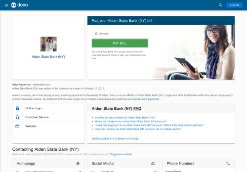 
                            7. Alden State Bank | Pay Your Bill Online | doxo.com