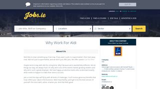 
                            6. Aldi Careers, Aldi Jobs in Ireland jobs.ie