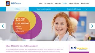 
                            4. ALDI Careers - Retail Assistant