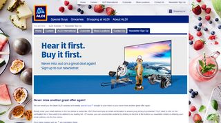 
                            3. ALDI special buys™ newsletter, sign up here! - ALDI …