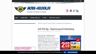 
                            8. ALDI TALK App - Registrierung und Problemlösung | August ...