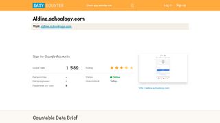
                            7. Aldine.schoology.com: Sign in - Google Accounts