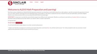 
                            8. ALEKS Math Placement Assessment