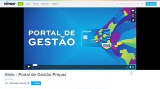 
                            6. Alelo - Portal de Gestão Prepax on Vimeo