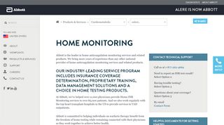 
                            2. Alere Home Monitoring - Alere is now Abbott