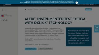 
                            5. Alere™ Instrumented Test System with DxLINK Technology ...