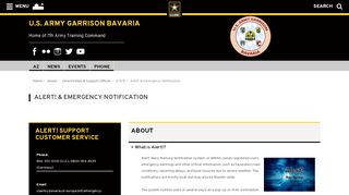 
                            4. Alert! & Emergency Notification :: U.S. Army Garrison Bavaria