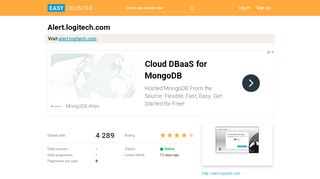 
                            1. Alert.logitech.com: Logitech Alert Login - Easy Counter