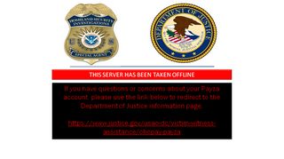 
                            4. alertpay.com - This domain name has been seized by DOJ