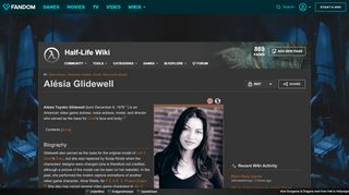 
                            2. Alésia Glidewell | Half-Life Wiki | FANDOM powered by Wikia