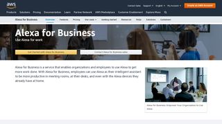 
                            10. Alexa for Business - Amazon Web Services (AWS) - …