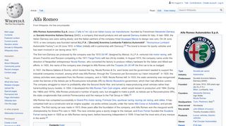 
                            7. Alfa Romeo - Wikipedia