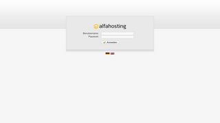 
                            4. Alfahosting - Serververwaltung :: Anmeldung