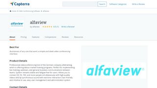 
                            3. alfaview Reviews and Pricing - 2019