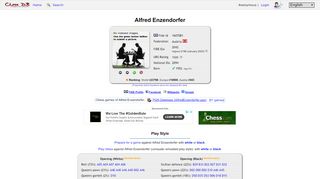 
                            7. Alfred Enzendorfer chess games and profile - Chess-DB.com