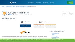 
                            7. Alfresco Community Cloud Hosting on Amazon EC2 - Bitnami