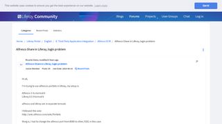 
                            9. Alfresco Share in Liferay, login problem - Community Forums | Liferay