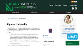 
                            9. Algoma University | studyonline.ca