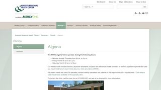 
                            7. Algona - Kossuth Regional Health Center