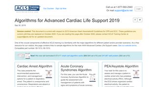 
                            2. Algorithms for Advanced Cardiac Life Support 2019 - acls.net