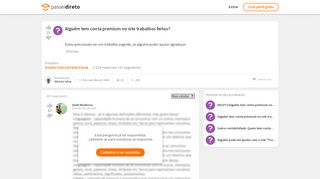 
                            1. Alguém tem conta premium no site trabalhos feitos? - Direito C