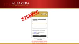 
                            11. Alhambra Unified School District | Single Sign On