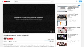 
                            5. Alibi DVR and NVR User Account Management - YouTube