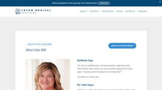 
                            6. Alice Cole, MD - Tryon Medical Partners