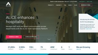 
                            5. ALICE | Hotel Operations Platform for Staff Communication ...