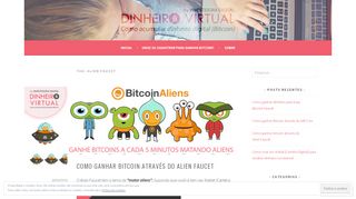 
                            3. alien faucet – Dinheiro Virtual