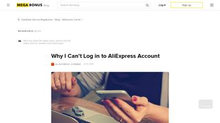 
                            2. AliExpress Account is Locked. Why I Can't Log in to My Account ...