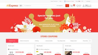 
                            6. Aliexpress - COUPON CENTER