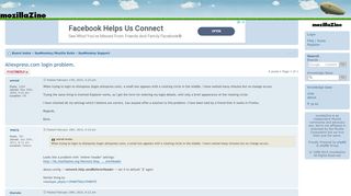 
                            9. Aliexpress.com login problem. ? mozillaZine Forums