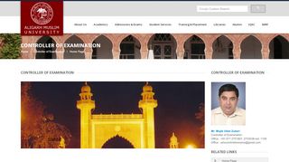 
                            5. Aligarh Muslim University || Controller of Examination