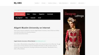 
                            8. Aligarh Muslim University on Internet | My AMU